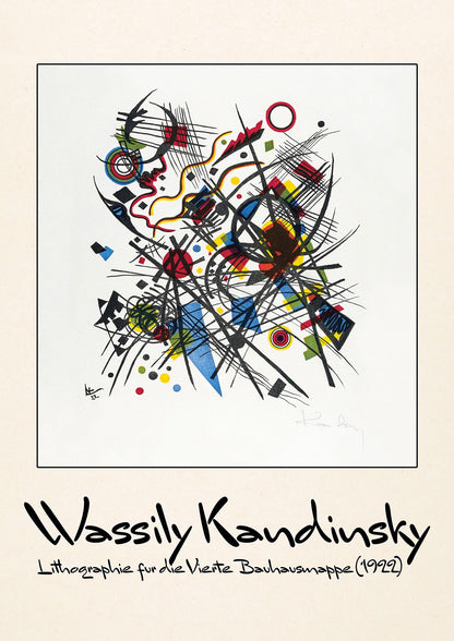 Wassily Kandinsky Lithographie Fur Die Vierte Bauhausmappe 1922 Art For The Home - detail