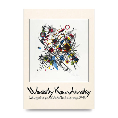 Wassily Kandinsky Lithographie Fur Die Vierte Bauhausmappe 1922 Art For The Home - unframed print