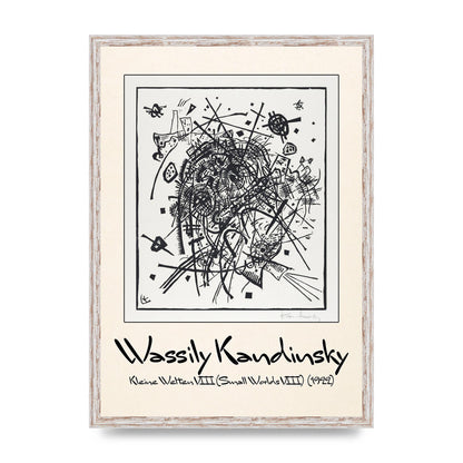 Wassily Kandinsky Kleine Welten Viii Small Worlds Viii 1922 Printed Poster - A2 framed