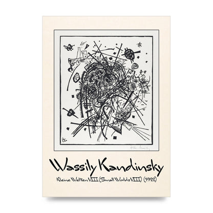 Wassily Kandinsky Kleine Welten Viii Small Worlds Viii 1922 Printed Poster - unframed print