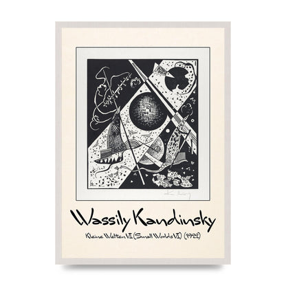 Wassily Kandinsky Kleine Welten Vi Small Worlds Vi 1922 Wall Art - A2 framed