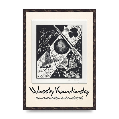 Wassily Kandinsky Kleine Welten Vi Small Worlds Vi 1922 Wall Art - A2 framed