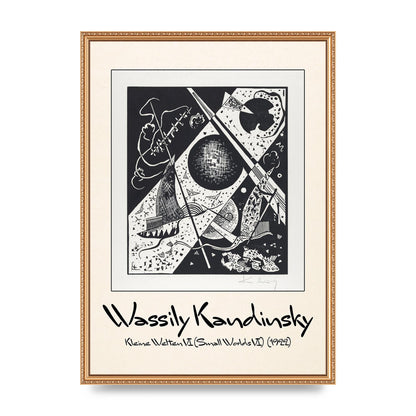 Wassily Kandinsky Kleine Welten Vi Small Worlds Vi 1922 Wall Art - A2 framed