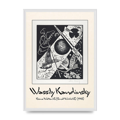 Wassily Kandinsky Kleine Welten Vi Small Worlds Vi 1922 Wall Art - A2 framed