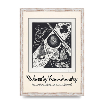 Wassily Kandinsky Kleine Welten Vi Small Worlds Vi 1922 Wall Art - A3 framed