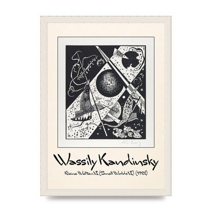 Wassily Kandinsky Kleine Welten Vi Small Worlds Vi 1922 Wall Art - A3 framed