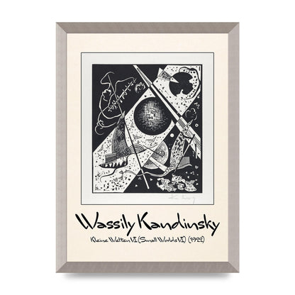 Wassily Kandinsky Kleine Welten Vi Small Worlds Vi 1922 Wall Art - A3 framed