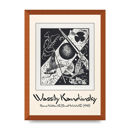 Wassily Kandinsky Kleine Welten Vi Small Worlds Vi 1922 Wall Art - A3 framed