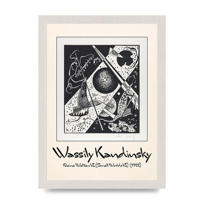 Wassily Kandinsky Kleine Welten Vi Small Worlds Vi 1922 Wall Art - A4 framed