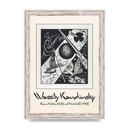 Wassily Kandinsky Kleine Welten Vi Small Worlds Vi 1922 Wall Art - A4 framed