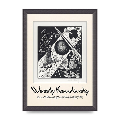 Wassily Kandinsky Kleine Welten Vi Small Worlds Vi 1922 Wall Art - A4 framed