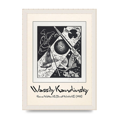 Wassily Kandinsky Kleine Welten Vi Small Worlds Vi 1922 Wall Art - A4 framed