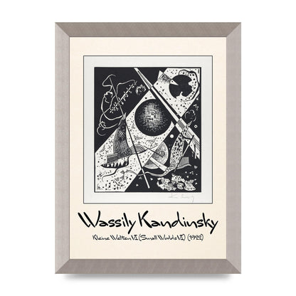 Wassily Kandinsky Kleine Welten Vi Small Worlds Vi 1922 Wall Art - A4 framed