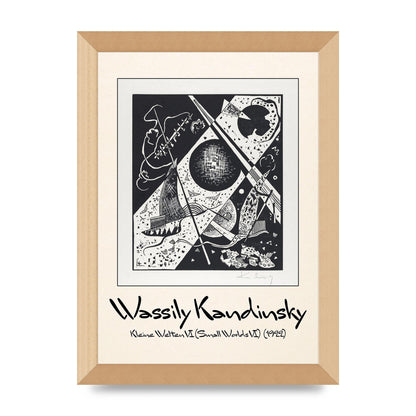 Wassily Kandinsky Kleine Welten Vi Small Worlds Vi 1922 Wall Art - A4 framed