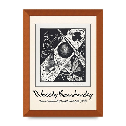 Wassily Kandinsky Kleine Welten Vi Small Worlds Vi 1922 Wall Art - A4 framed