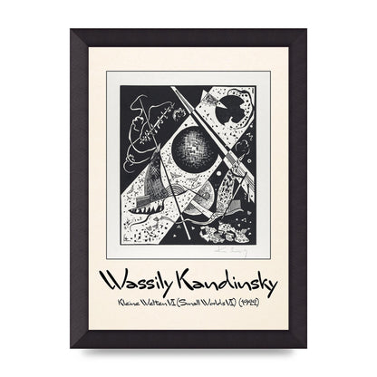 Wassily Kandinsky Kleine Welten Vi Small Worlds Vi 1922 Wall Art - A4 framed