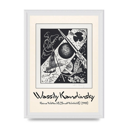 Wassily Kandinsky Kleine Welten Vi Small Worlds Vi 1922 Wall Art - A4 framed