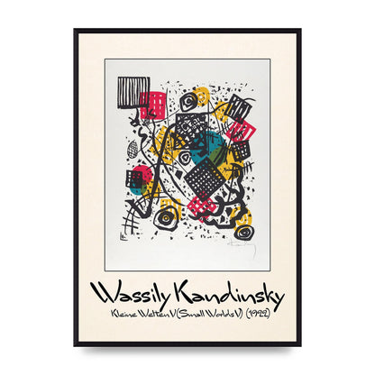 Wassily Kandinsky Kleine Welten V Small Worlds V 1922 Art For The Home - A2 framed