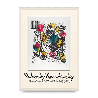 Wassily Kandinsky Kleine Welten V Small Worlds V 1922 Art For The Home - A2 framed