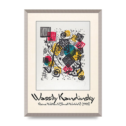 Wassily Kandinsky Kleine Welten V Small Worlds V 1922 Art For The Home - A2 framed