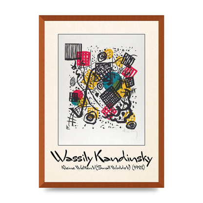 Wassily Kandinsky Kleine Welten V Small Worlds V 1922 Art For The Home - A2 framed