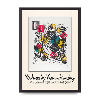 Wassily Kandinsky Kleine Welten V Small Worlds V 1922 Art For The Home - A2 framed