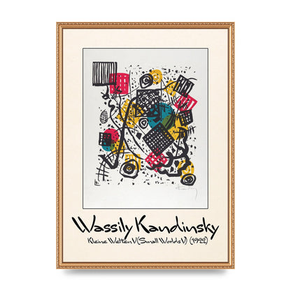 Wassily Kandinsky Kleine Welten V Small Worlds V 1922 Art For The Home - A2 framed