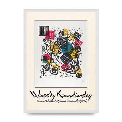Wassily Kandinsky Kleine Welten V Small Worlds V 1922 Art For The Home - A2 framed