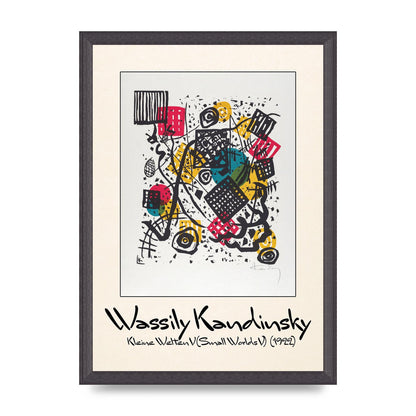 Wassily Kandinsky Kleine Welten V Small Worlds V 1922 Art For The Home - A3 framed