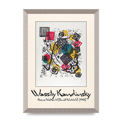 Wassily Kandinsky Kleine Welten V Small Worlds V 1922 Art For The Home - A3 framed