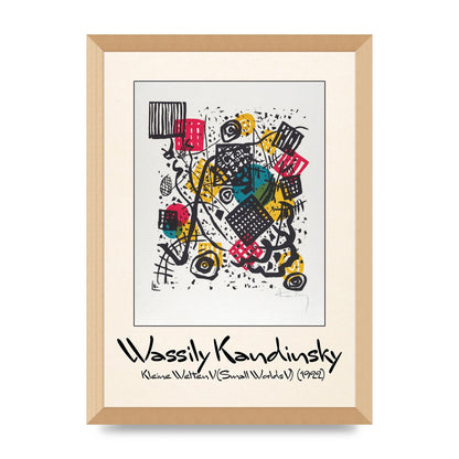 Wassily Kandinsky Kleine Welten V Small Worlds V 1922 Art For The Home - A3 framed