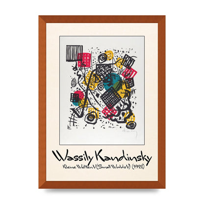 Wassily Kandinsky Kleine Welten V Small Worlds V 1922 Art For The Home - A3 framed