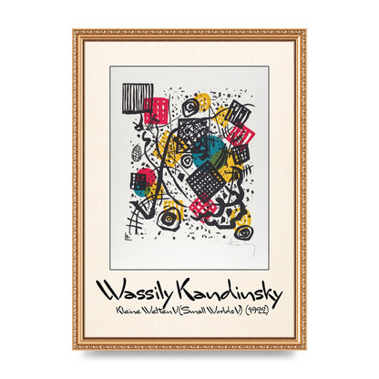 Wassily Kandinsky Kleine Welten V Small Worlds V 1922 Art For The Home - A3 framed