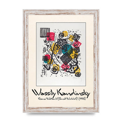 Wassily Kandinsky Kleine Welten V Small Worlds V 1922 Art For The Home - A4 framed