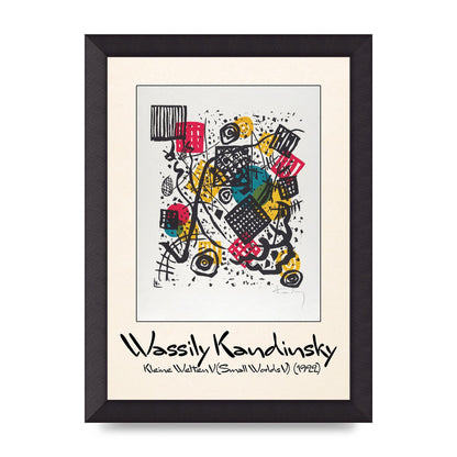 Wassily Kandinsky Kleine Welten V Small Worlds V 1922 Art For The Home - A4 framed