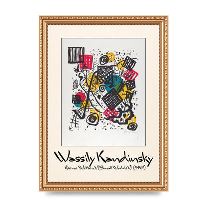 Wassily Kandinsky Kleine Welten V Small Worlds V 1922 Art For The Home - A4 framed