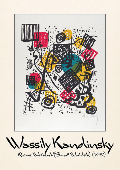 Wassily Kandinsky Kleine Welten V Small Worlds V 1922 Art For The Home - detail