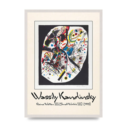 Wassily Kandinsky Kleine Welten Iii Small Worlds Iii 1922 Wall Art - A2 framed