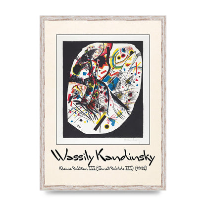 Wassily Kandinsky Kleine Welten Iii Small Worlds Iii 1922 Wall Art - A2 framed