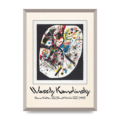 Wassily Kandinsky Kleine Welten Iii Small Worlds Iii 1922 Wall Art - A2 framed