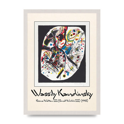 Wassily Kandinsky Kleine Welten Iii Small Worlds Iii 1922 Wall Art - A3 framed