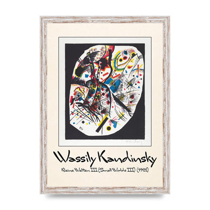 Wassily Kandinsky Kleine Welten Iii Small Worlds Iii 1922 Wall Art - A3 framed