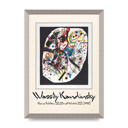 Wassily Kandinsky Kleine Welten Iii Small Worlds Iii 1922 Wall Art - A3 framed