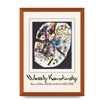 Wassily Kandinsky Kleine Welten Iii Small Worlds Iii 1922 Wall Art - A3 framed