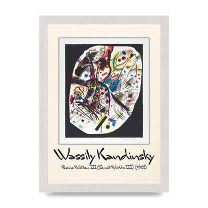 Wassily Kandinsky Kleine Welten Iii Small Worlds Iii 1922 Wall Art - A4 framed
