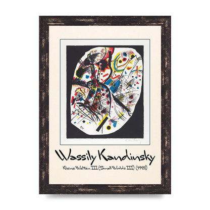 Wassily Kandinsky Kleine Welten Iii Small Worlds Iii 1922 Wall Art - A4 framed