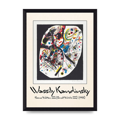 Wassily Kandinsky Kleine Welten Iii Small Worlds Iii 1922 Wall Art - A4 framed