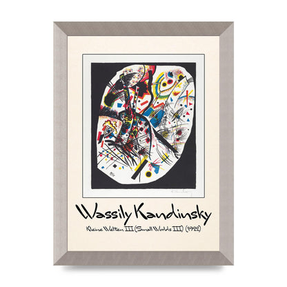 Wassily Kandinsky Kleine Welten Iii Small Worlds Iii 1922 Wall Art - A4 framed
