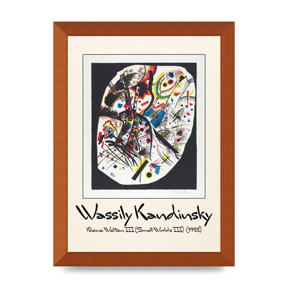 Wassily Kandinsky Kleine Welten Iii Small Worlds Iii 1922 Wall Art - A4 framed