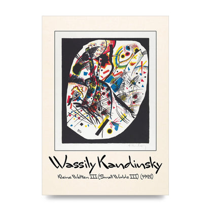 Wassily Kandinsky Kleine Welten Iii Small Worlds Iii 1922 Wall Art - unframed print